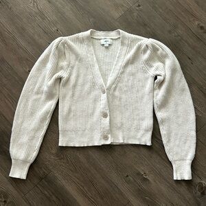 Aerie cropped button down sweater